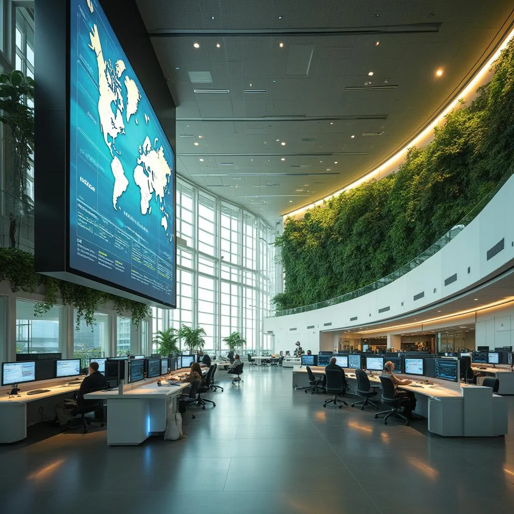 AeroFind UK's central operations hub with data visualizations