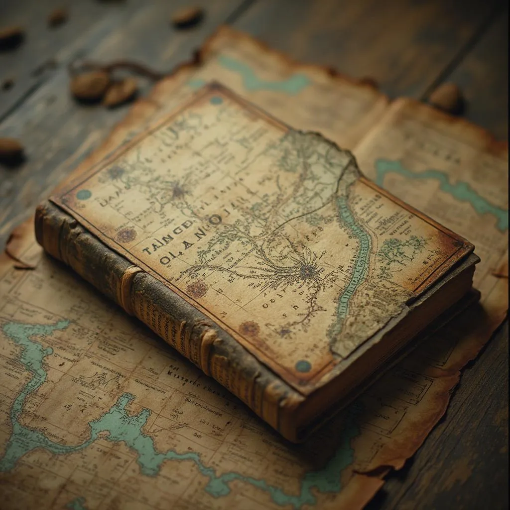 Book cover or historical image